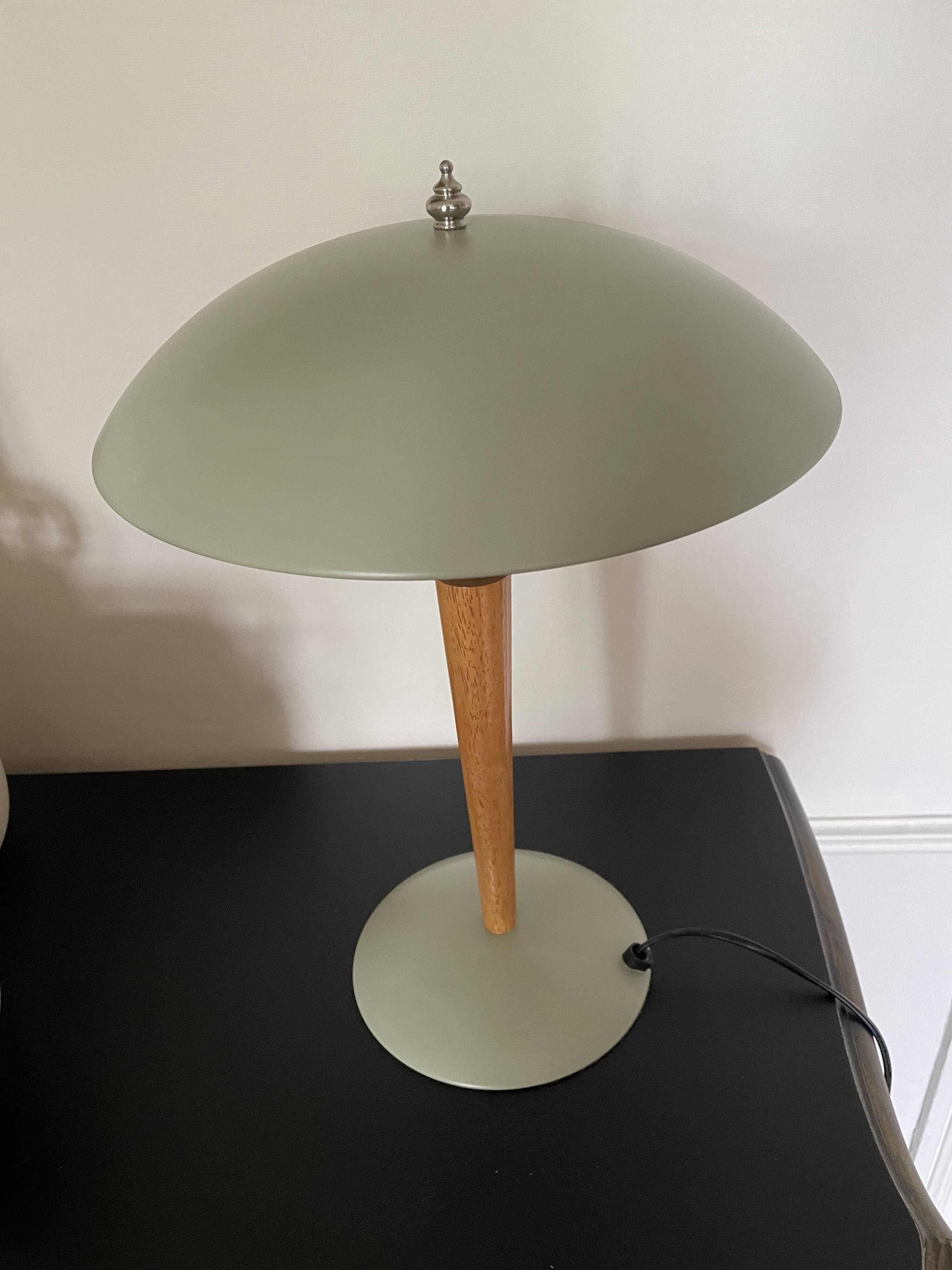 “Paquebot” lamp in wood and metal