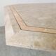 Vintage tesselated stone dining table by Maithland smith, 1970s