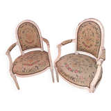 4 fauteuils d'époque Louis XVI estampillés