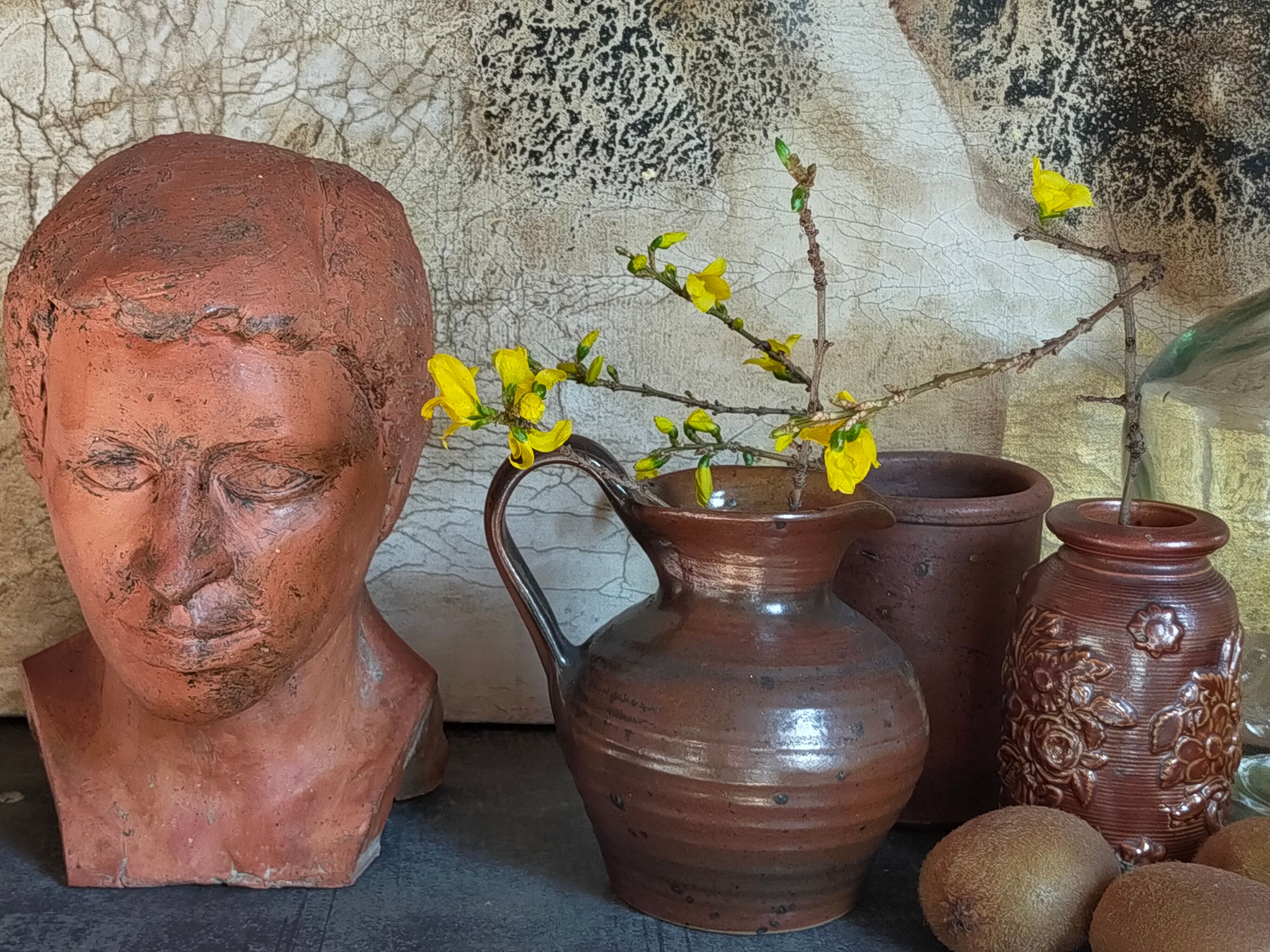 Young man's head original artist modeling