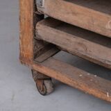 Antique English Bakers Kitchen Worktop or Kitchen Island Table