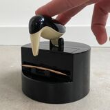 Vintage bird / penguin toothpick dispenser - Cheerful tableware