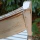 Vintage wooden folding chairs