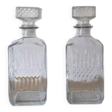 Paire de carafes à whisky