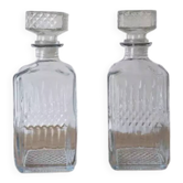 Pair of whiskey decanters