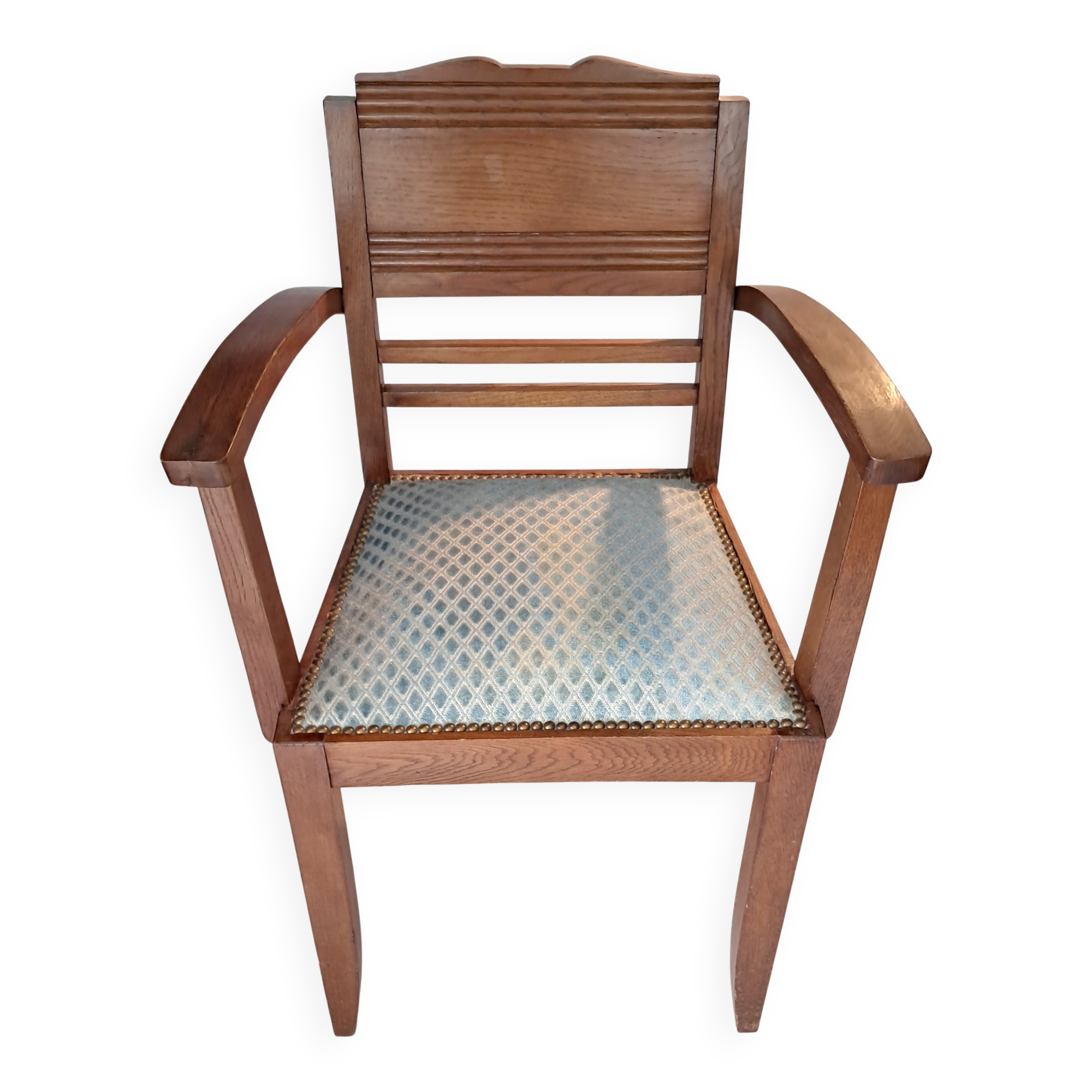 Art Deco bridge armchair