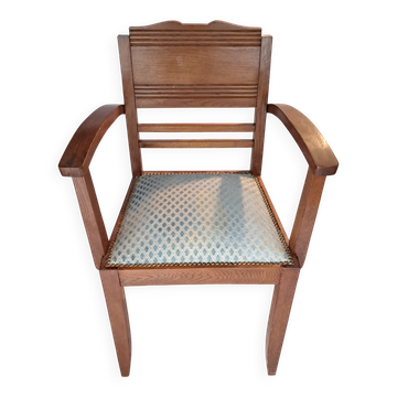 Art Deco bridge armchair