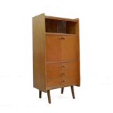 Vintage secretary 1950 clear solid wood