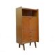 Secrétaire vintage 1950 bois massif clair