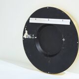 Round brass mirror by Sergio Mazza for Artemide 1960s