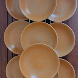 10 hollow stoneware plates