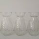 Lot de 3 vases à bulbes de jacinthe