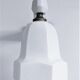 Wall lamp Art Deco opaline porcelain years 20-30