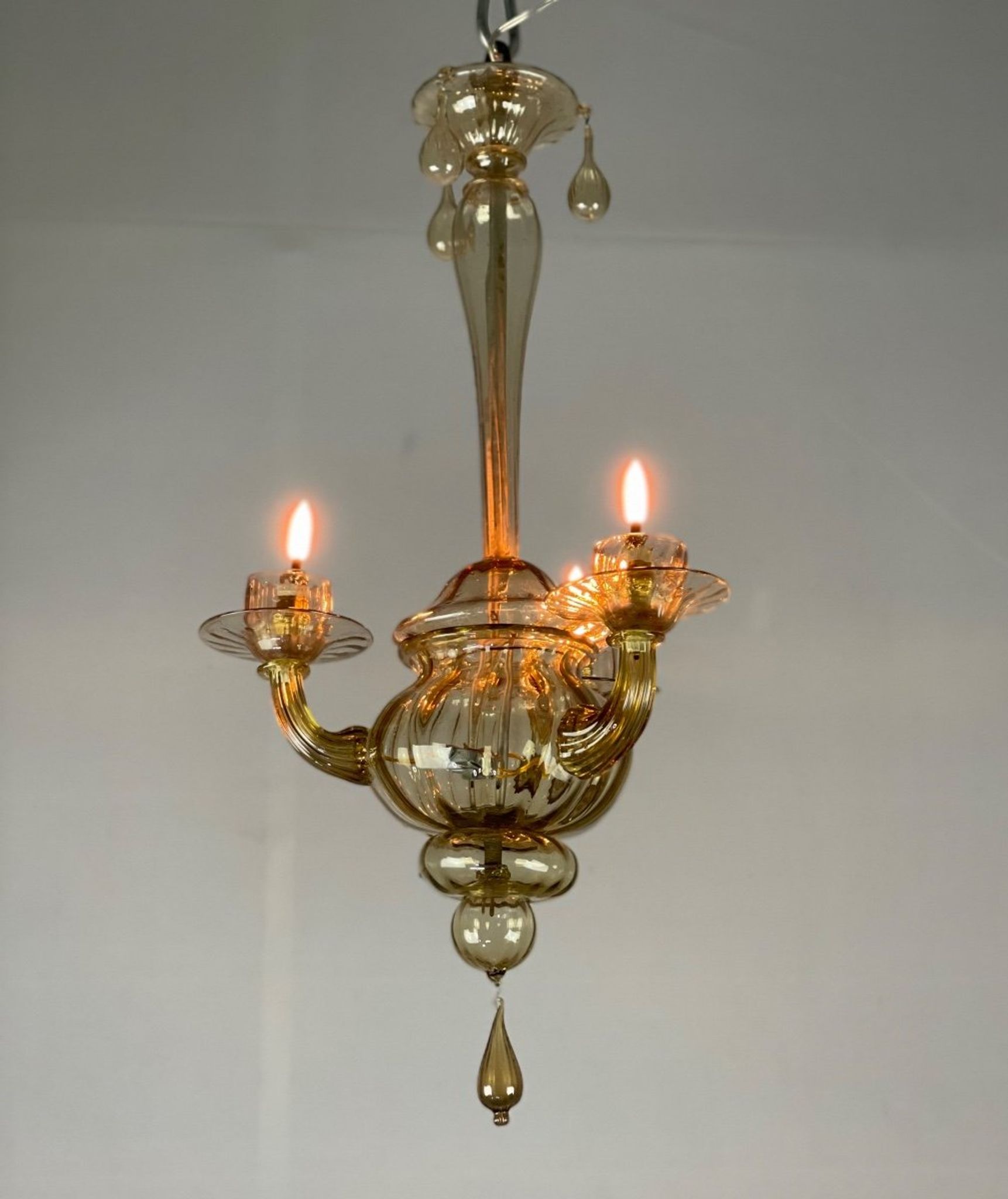 Venetian lantern made of murano glass