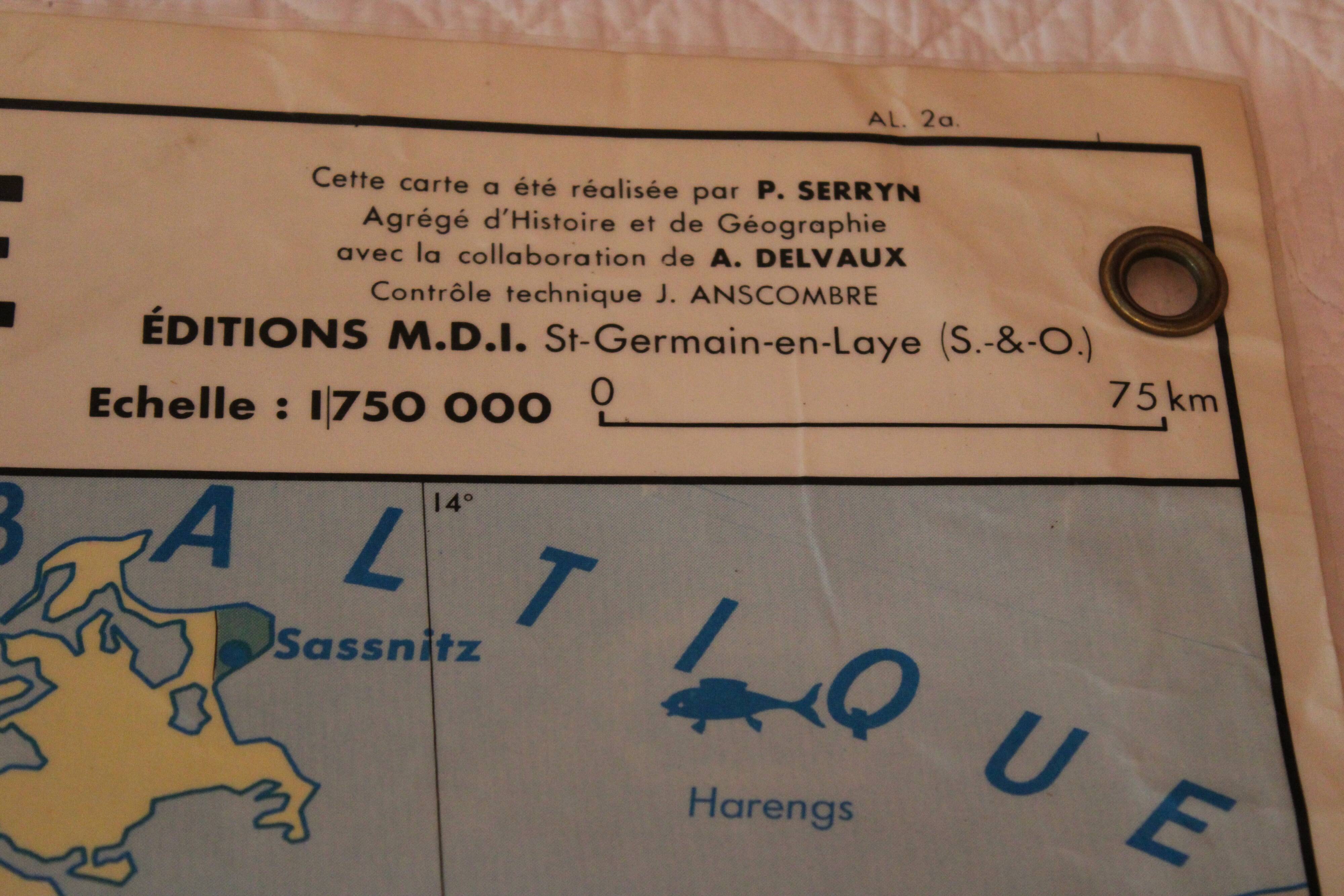 Old frg/gdr school map