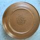 Lot de 6 assiettes plates en grès Digoin Sarreguemines années 60