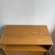 Low storage unit, 70s/80s three height-adjustable shelves