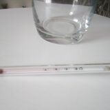 Vintage decanter to decant with thermometer cap