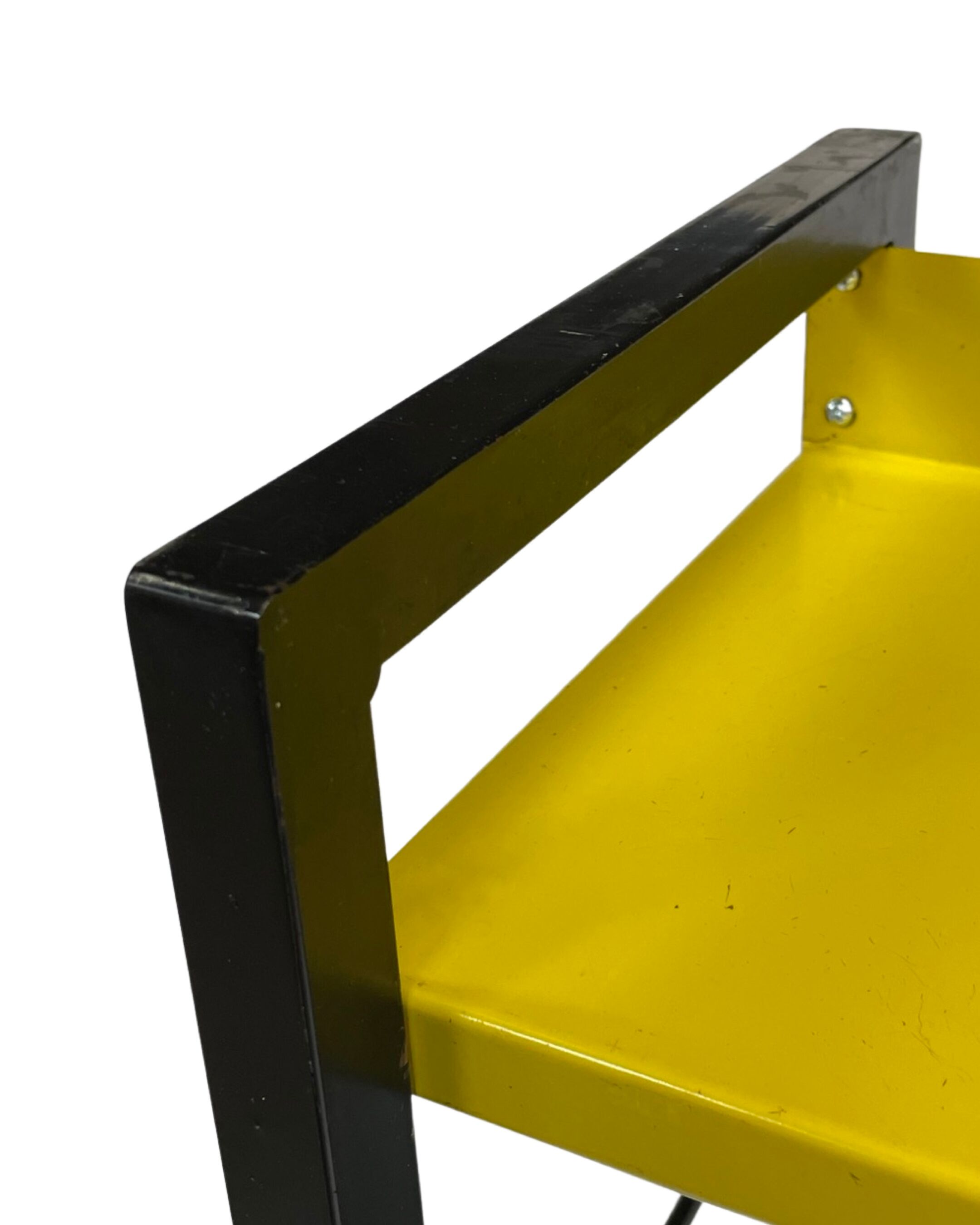 Small Tomado shelving unit in metal and several colours - 1960s Dutch Design