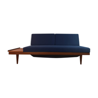 Norwegian daybed sofa teak and fabric by ekornes, 1960s