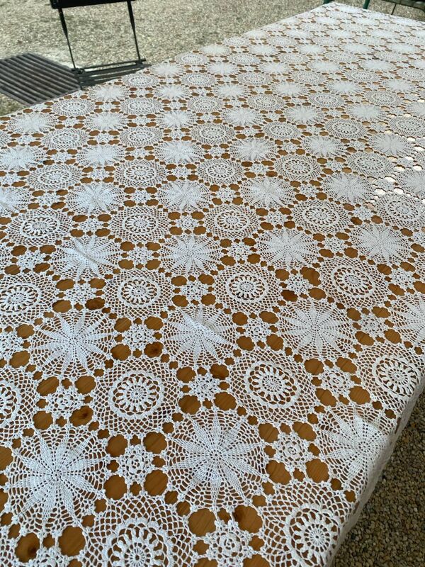 Dessus de lit en crochet