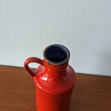 Vintage red ceramic vase