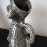 Ceramic carafe pitcher shaped dog poodle year 60/70