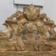 Golden wood mirror, regency style, late 19th century