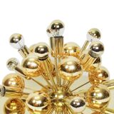 Sputnik ceiling lamp in brass or wall lamp by Cosack Germany 1970s