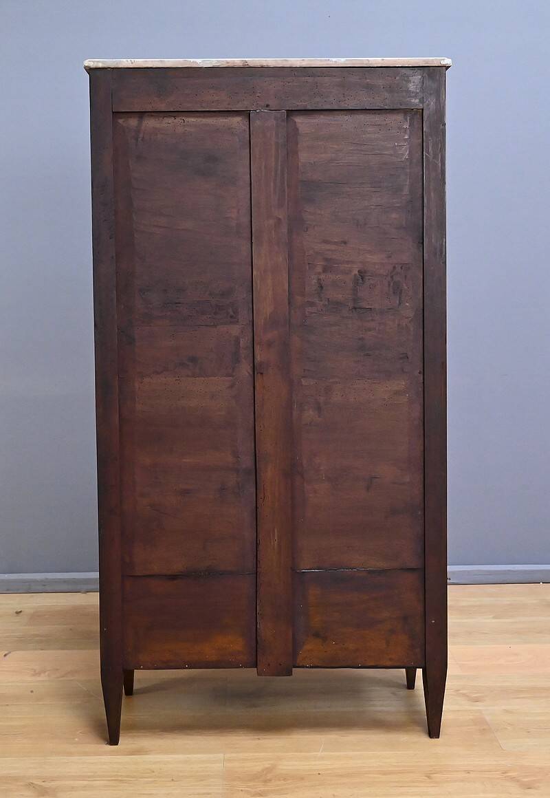Small marquetry library, Louis XVI style – early 20th century