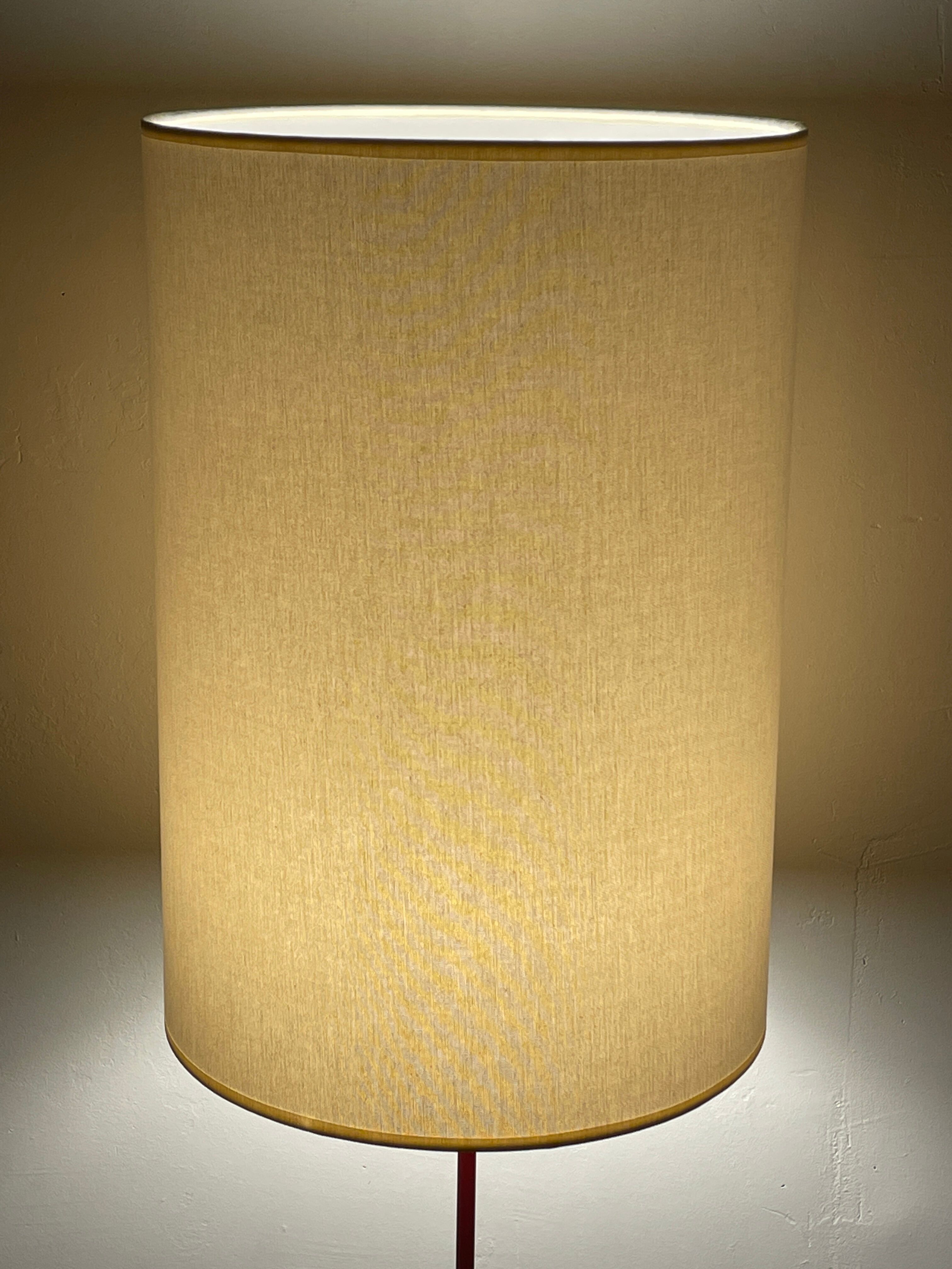 Lampshade with ecru fabric Scandinavian style H37 D25
