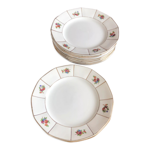12 assiettes dessert - sarreguemines