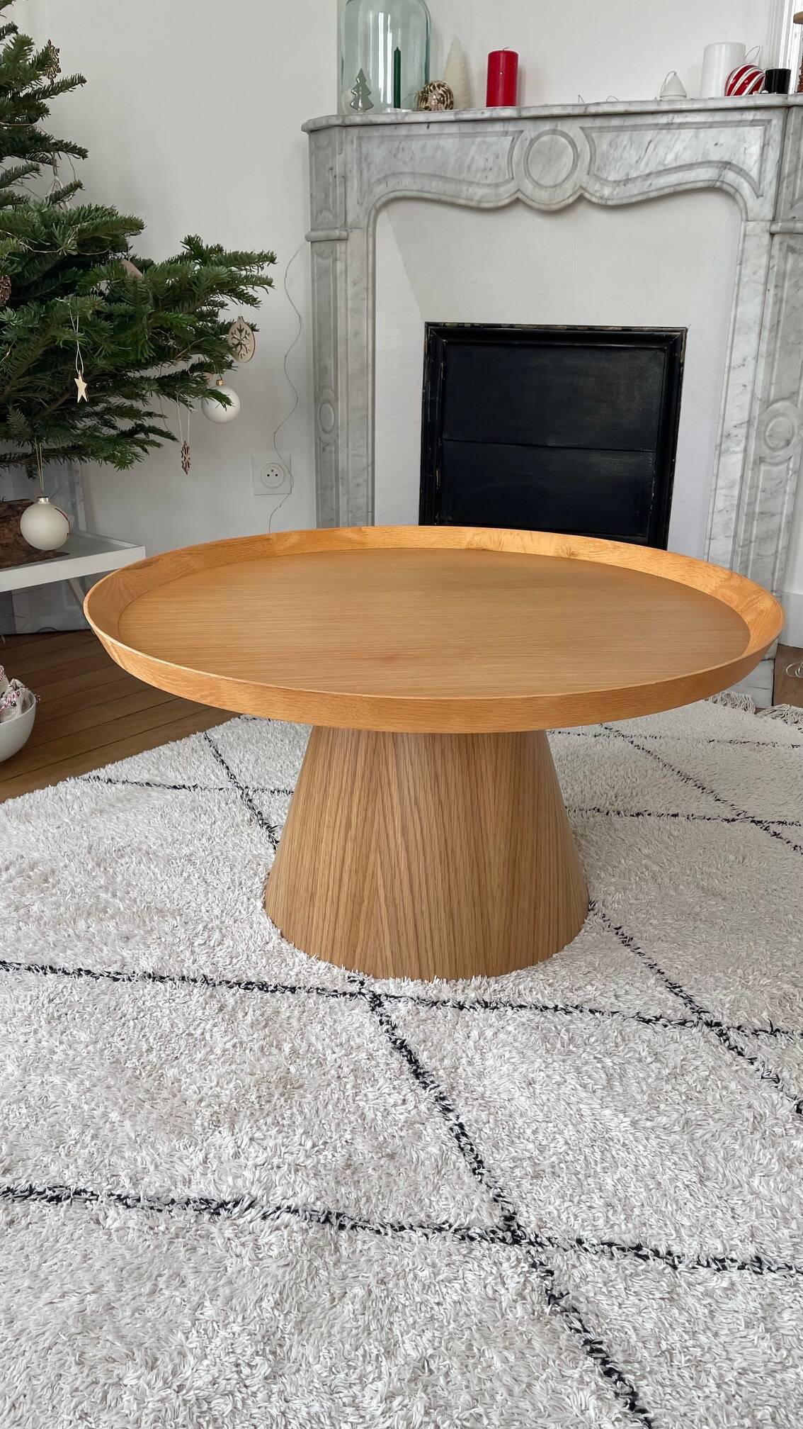 Oak coffee table