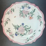 Malicorne earthenware plate