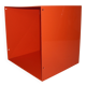 Orange cubic shelf from the 1970s.