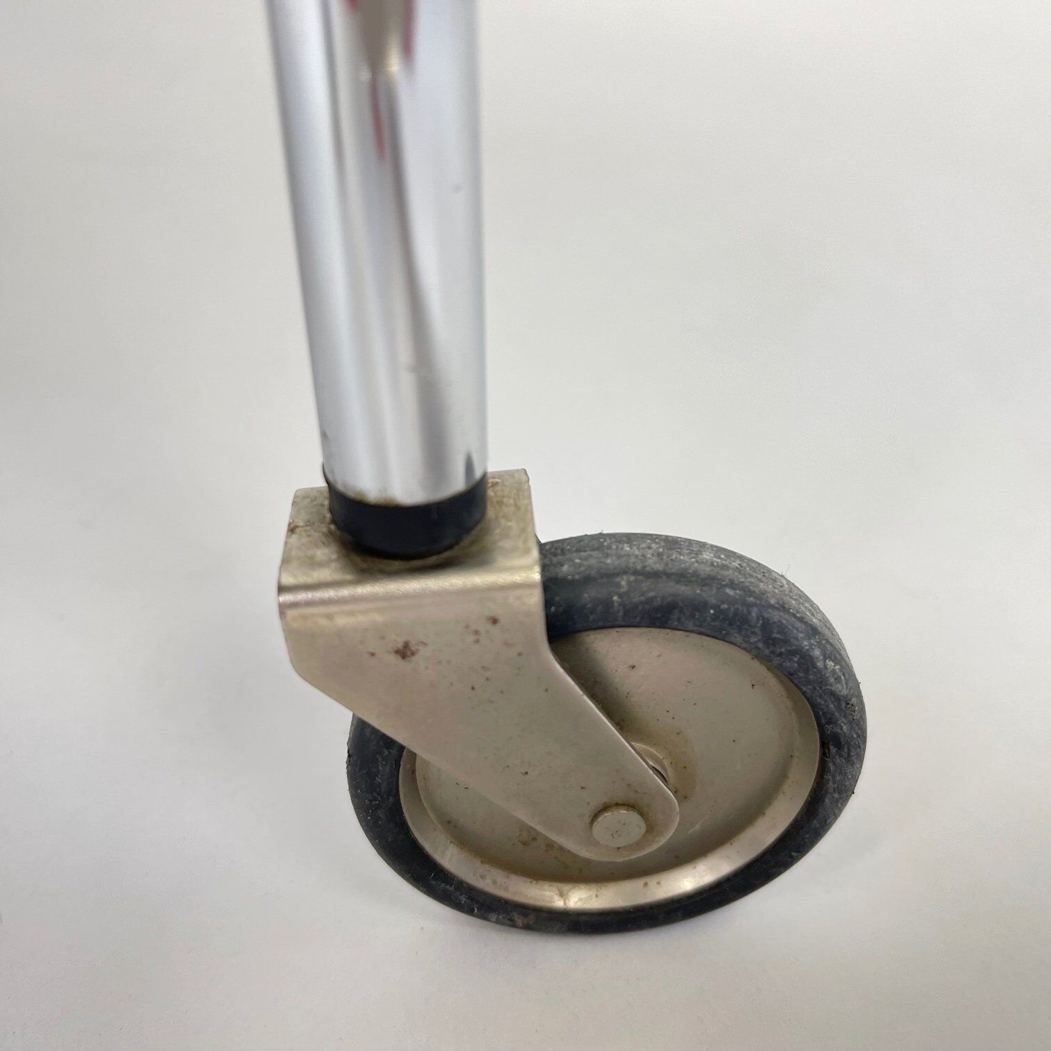 Mid-century Vintage Chrome and Plywood Folding Serving Trolley, 1950's