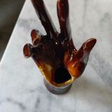 Ringer or soliflore in Vallauris ceramic.