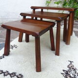 Brutalist nesting tables