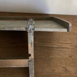 Hudson Farmhouse Folk Art Country Shelf Original Gray Patina