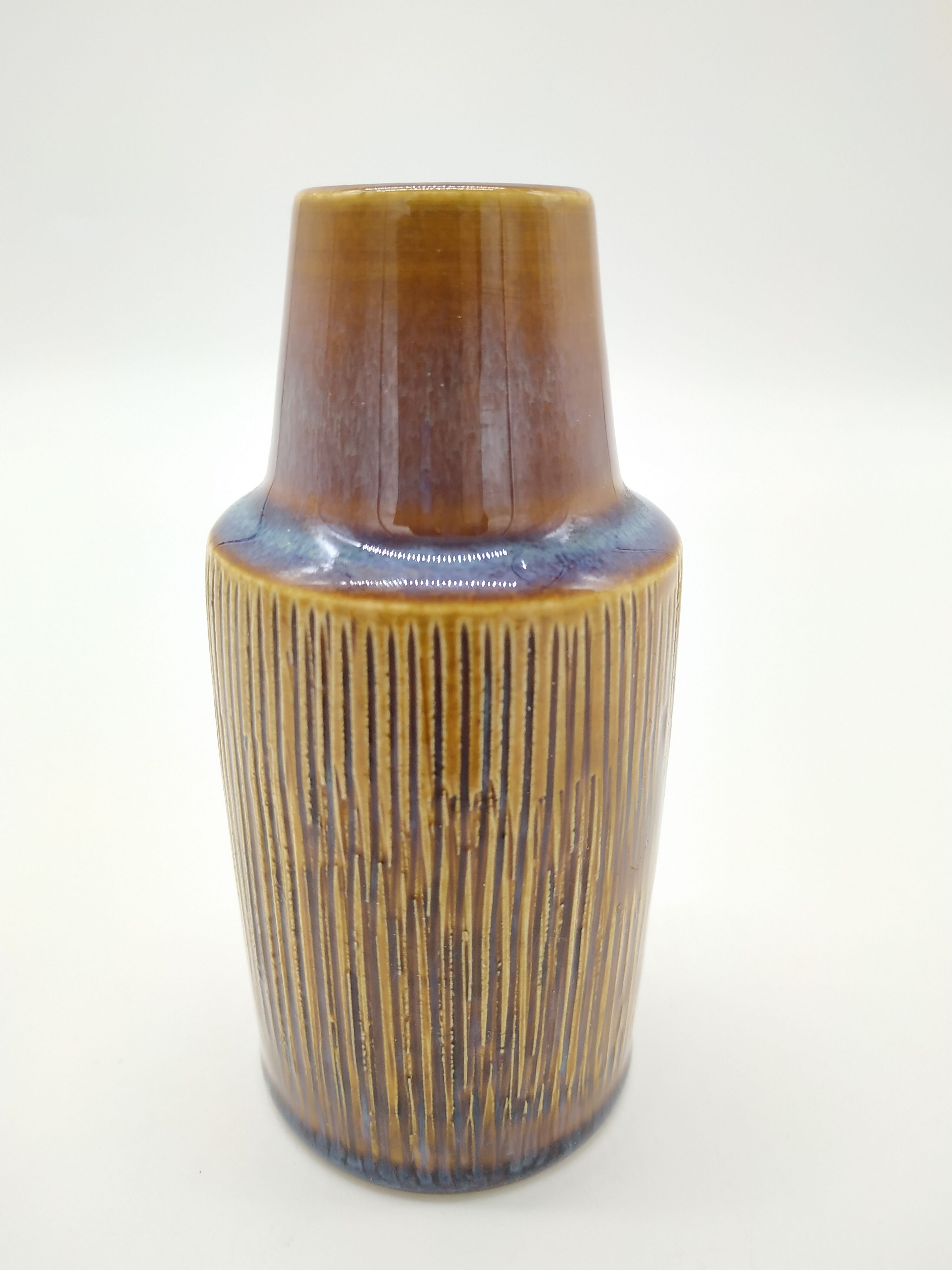 Danish vase from the Manilla series by Svend Aage Jensen for Sølhom from the 60s