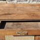 Low country sideboard, solid wood, stylized, late 18th century.