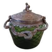 Antique biscuit tin.