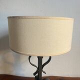 Lampe à poser en fer forgé Brutaliste année 60
