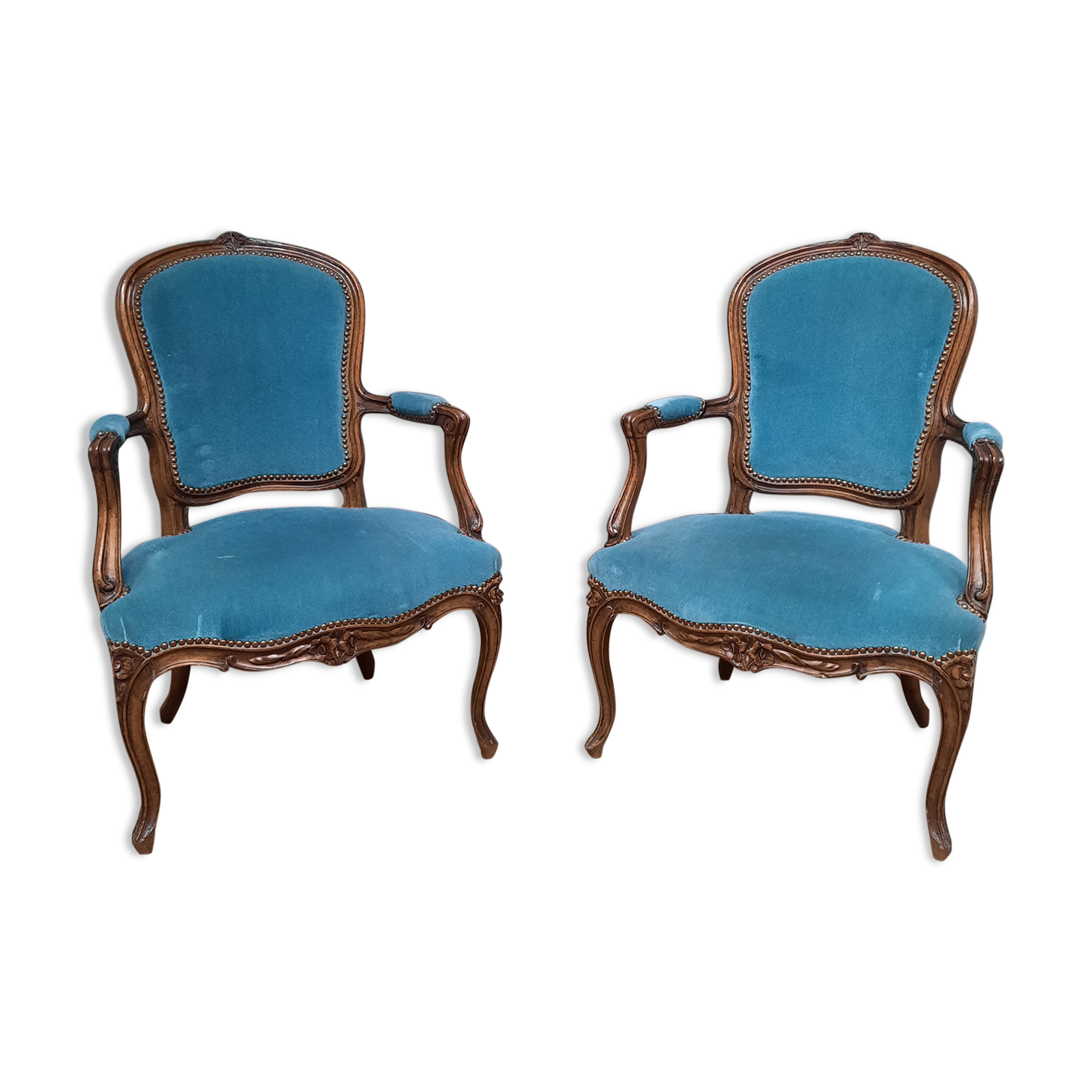 Pair of armchairs from the Louis XV period