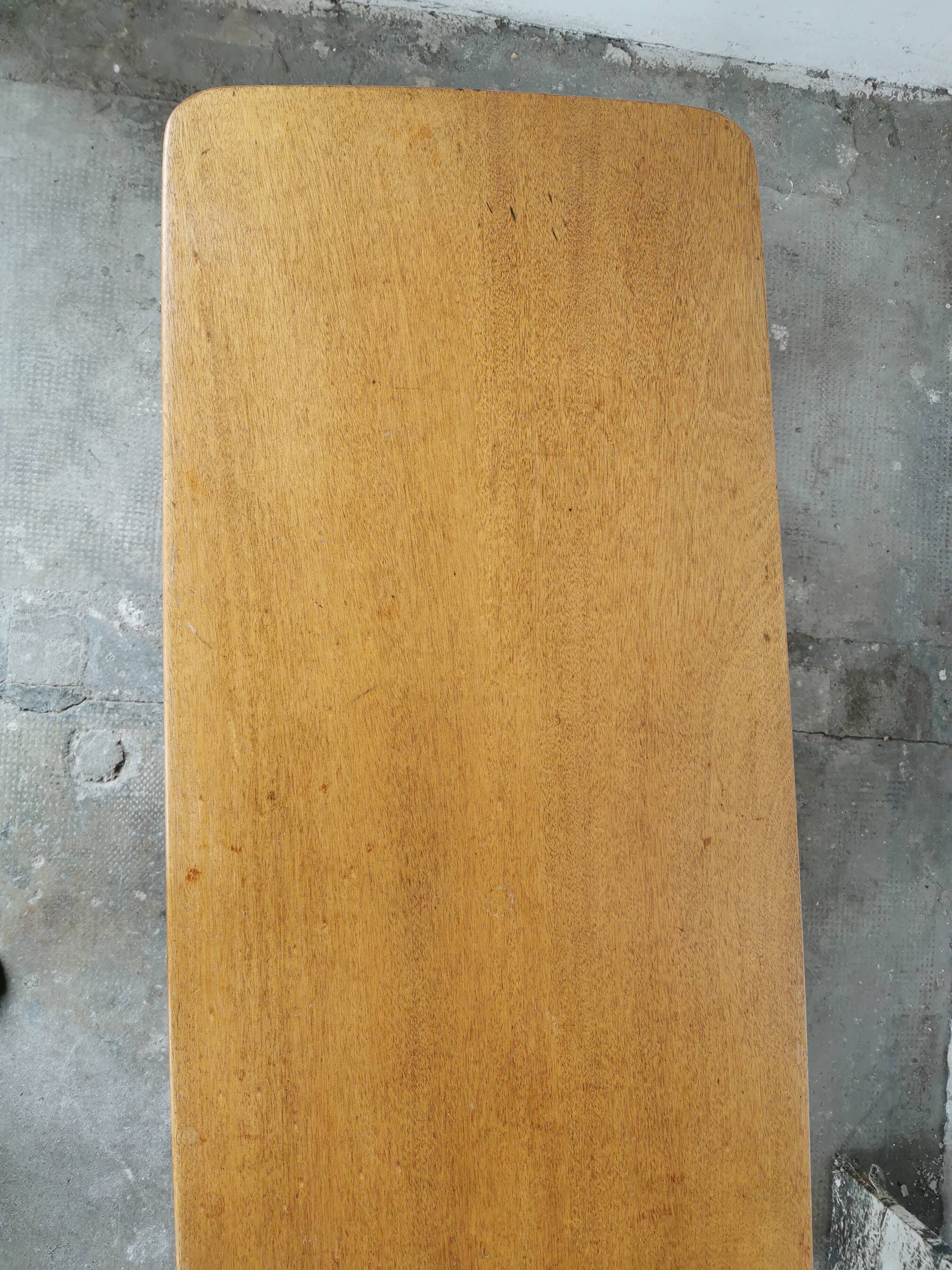 Scandinavian coffee table in blond wood