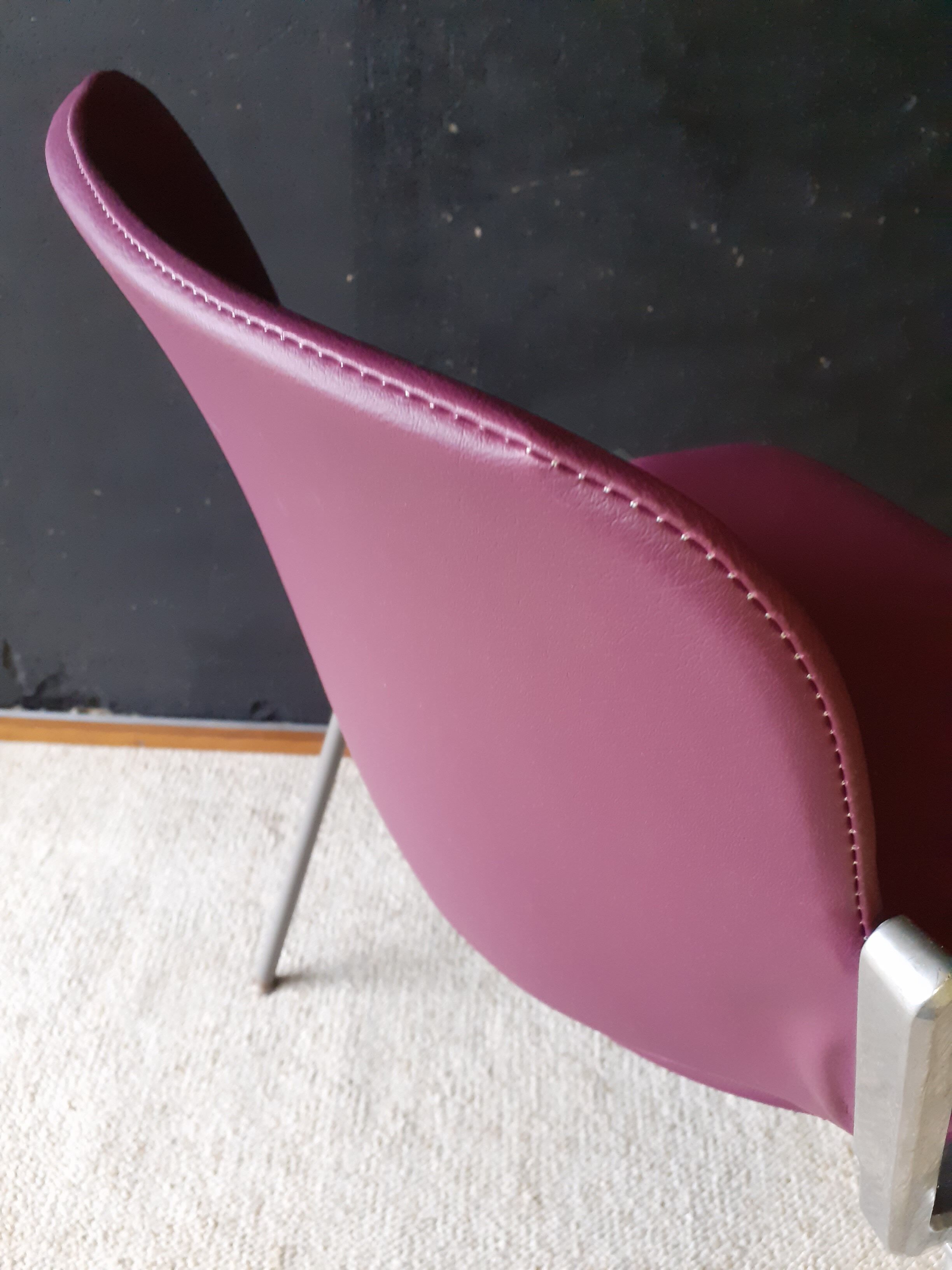 Italian chair DSC106, Piretti design, Castelli edition