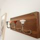 Wall-mounted coat rack – 4 multicoloured ceramic hooks in vintage style