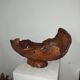 70s olive wood monoxyl cup