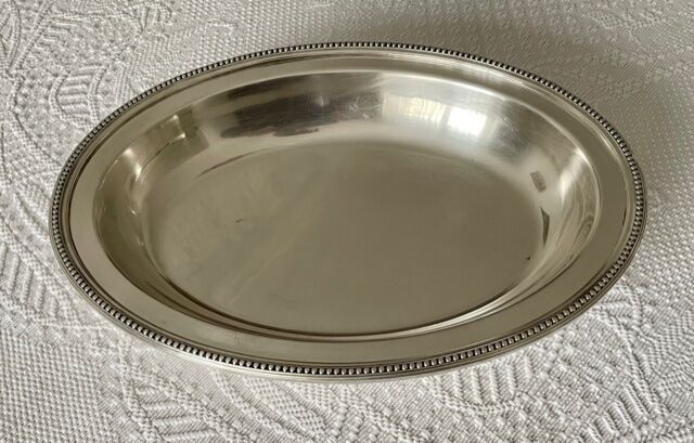 Dish Christofle vegetable silver metal