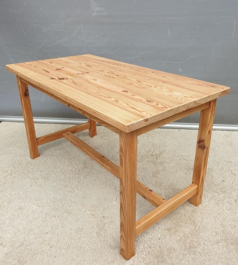 Mountain kitchen table in vintage pine 1970